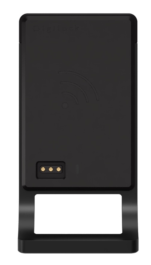 Curve 6G Basic RFID Shared Use Black Finish For Wood Doors. Complete Lock Less Strike