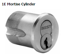 1E7422C181RP3626 Best 6/7-pin 1-3/8 Mortise Housin C181 Adams Rite Cam Satin Chrome, Less Core