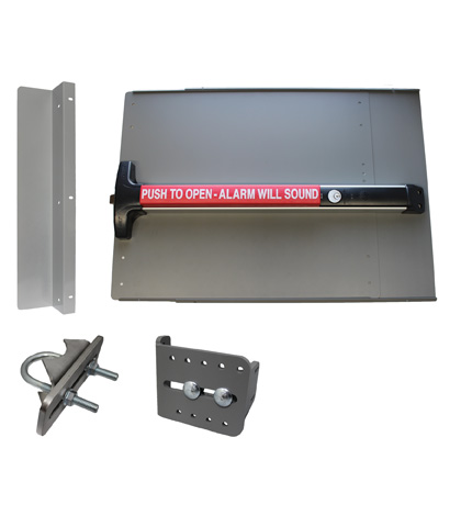 ED43S Edge Panic Shield Value Kit Silver Powder Coated Silver With Detex V-40xEBxW