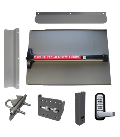 ED63 Edge Panic Shield Security Kit With Detex V-40xEBxW