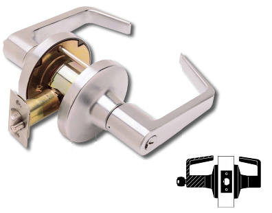 Falcon Storeroom Lock K581BD DAN 626 ICL X 2-3/4 SC BS X; 4-7/8 ANSI X SFIC Included