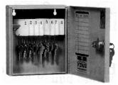 KEBOX-8-1 Key Cabinet. 8 Key Capacity. Heavy Gauge Steel