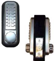 Lockey 2210DC Mechanical Keyless Deadbolt Keypad Both Sides Adj. Backset