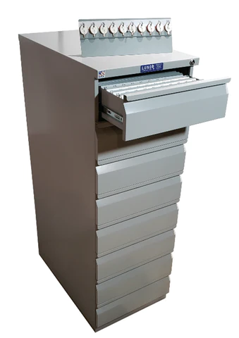 Lund 8 Drawer File Key Cabinet 2000 Key Capacity No Tag System Expandable BHMA/ANSI Approved