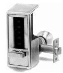 Simplex 6204-60-41 Pushbutton Lock 2-3/4 BS Residential Pushbutton Lock