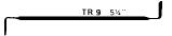 TR-9 Light Tension Wrench 5-1/4 TR-9