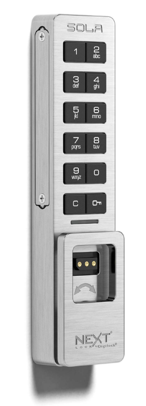 Sola 3 Digital Lock Key Managed Keypad