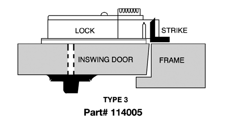 CDX10STR3 Kaba Mas High Security Lock X #3 Strike