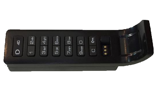Aspire 6G Basic Keypad Lock, Shared Use, RH Hor. Pull On Right, Black Finish, For Metal Doors