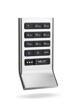 Aspire 6G Basic Keypad Lock, Std. Body Shared Use, W/Pull, Brushed Nickel, For Metal Doors