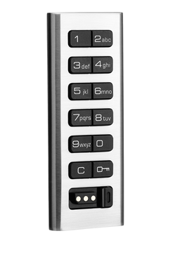 Aspire 6G Advanced Assigned Use Multiple Users, Vert. Body No Pull, Brushed Nickel, For Wood Doors
