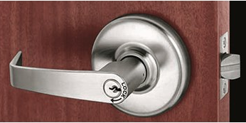 CL3370-NZD-626  Heavy Duty Lever FULL DUMMY TRIM Satin Chrome