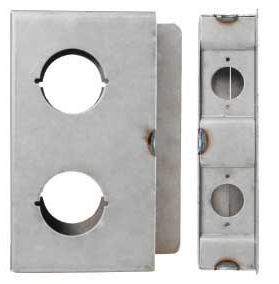 Keedex K-BXDBL234-2W Weldable Gate Box Double.