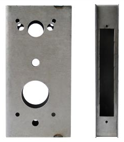 Keedex K-BXIL-RF-AL Aluminum -Kaba Ilco Mortise Styles 700II