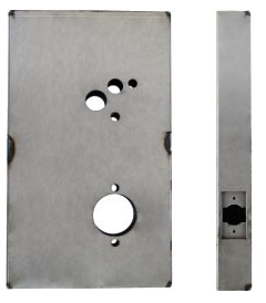 Keedex K-BXMAR-IQ Weldable Gate Box Marks iQue. IEI Door Guard LS-1. Locknetics CM5196