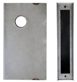 Keedex K-BXMOR3 Mortise Weldable Gate Box For No trim hole (cylinder hole only)