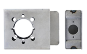 Keedex K-BXRHO-AL Aluminum Weldable Gate Box For Schlage Rhodes & many other lever sets.