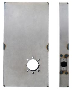 Keedex K-BXRHO-8155-AL Alum -Oversized 8x15 1/2 Weldable Gate Box For Lever Prep