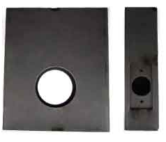 Keedex K-BXSGL234-DIG Weldable Gate Box Single 2 3/ Backset for Various Digital Locks