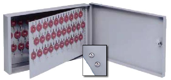 Dual Locking Key Cabinet 30 Capacity Expandable to 90 Capacity 1 Tag System BHMA/ANSI