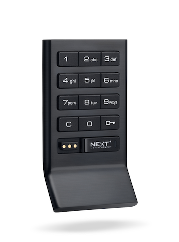 Axis Shared Use Standard Body W/Pull Black Finish For Wood Doors, Complete Lock Less Strike