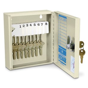 KEBOX-8. Key Cabinet. 8 Key Capacity. Heavy Gauge Steel